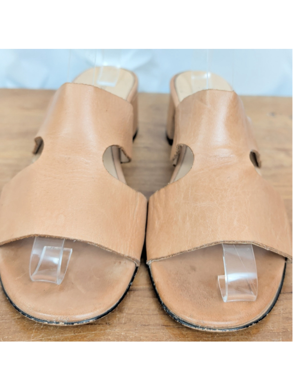 Sophia Milano Italian Made Chunky Heeled Mule Size 7.5 - Picture 7 of 8